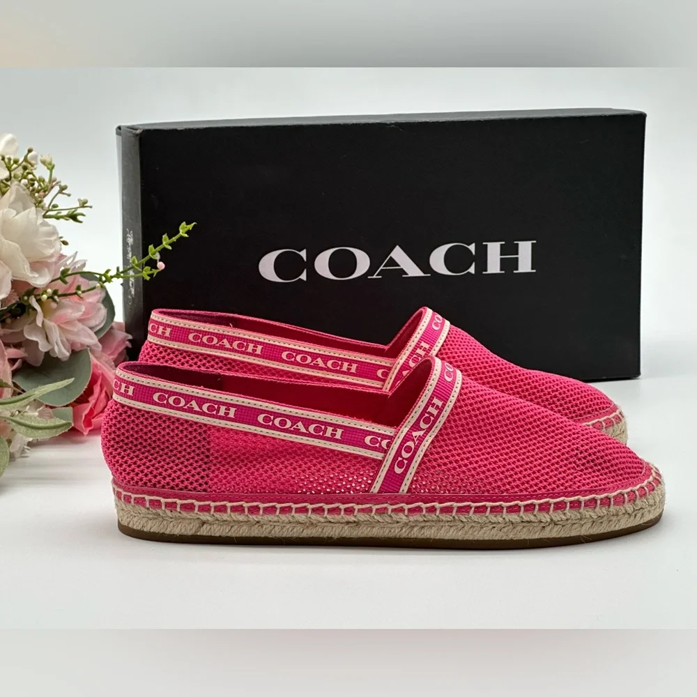 Coach Mesh Espadrille Size 5.5